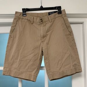 RALPH LAUREN polo khaki shorts mens 32 waist EUC